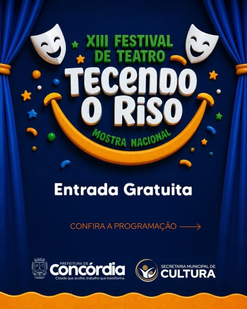 XIII Tecendo o Riso promove celebração ao humor em Concórdia