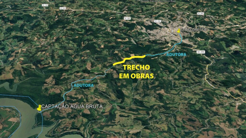 Obras para implantação de adutora do Rio Uruguai começam esta semana na Linha Guarani