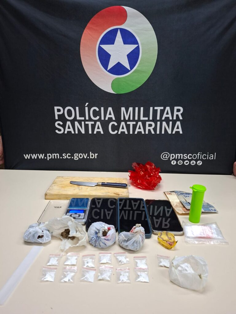 Homens são presos por crime de tráfico de drogas durante ação policial em Concórdia