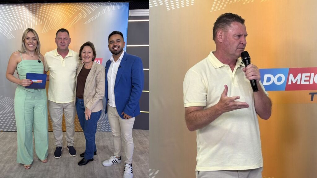 Em entrevista à TV Concórdia, Edilson Massocco fala sobre parceria com a esposa Dulce e força da base no Oeste