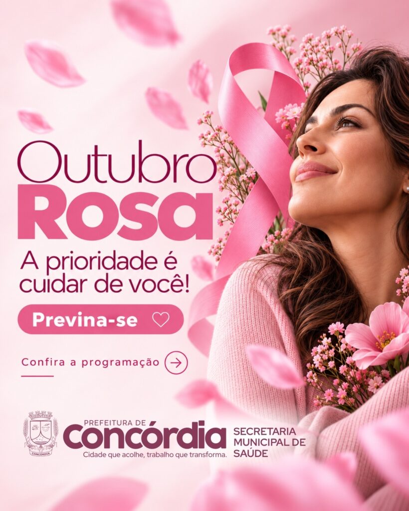 Rede de saúde de Concórdia terá atendimento especial no Outubro Rosa
